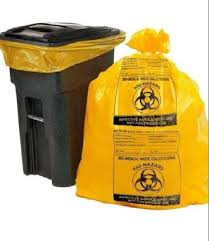 BMW Hospital Waste Garbage bag Yellow