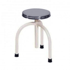 Patient Stool Rotation 3 Leg SS Top
