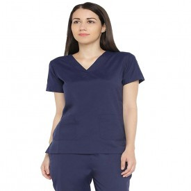 Scrub Suit Premium for Female Doctors Navy Blue
