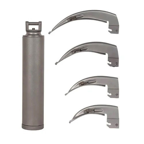 Curved Laryngoscope Premium with Blade Size 1, 2, 3, 4
